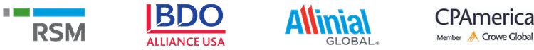 RSM, BDO, Allinial, CPAmerica (mobile)