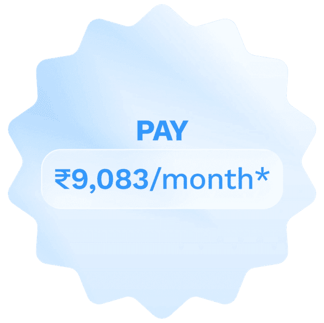 Pay ₹9,083/month